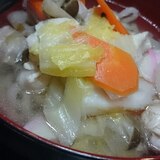 野菜たっぷり煮込みうどん